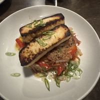 sesame tofu stir fry  at Bistro603 in Nashua