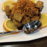 Orange Tofu at Veggie House  in Chicago