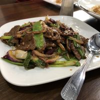 Mongolian Beef at Veggie House  in Chicago