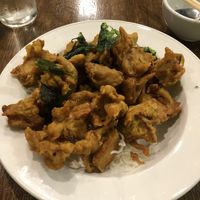 Crispy turmeric oyster mushroom   at Veggie House  in Chicago