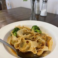 Spicy dumplings   at Veggie House  in Chicago