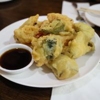 Vegetable tempura at Veggie House  in Chicago