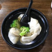 Wonton soup at Veggie House  in Chicago