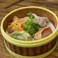 Dumplings at Veggie House  in Chicago