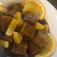 Orange tofu (app)  at Veggie House  in Chicago