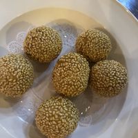 Sesame balls  at Veggie House  in Chicago