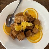 Orange tofu 6/10   at Veggie House  in Chicago