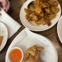 Mushrooms & crab ragoon 7/10 but very oily due to being fried which is to be expected! Just heavy on the tummy  at Veggie House  in Chicago