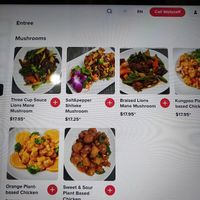 Menu at Veggie House  in Chicago