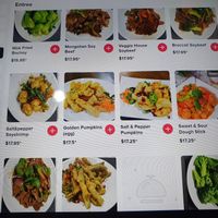 Menu at Veggie House  in Chicago