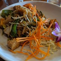 Glass noodles with tofu at Exotic Thai in Davenport
