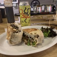 Korean Tofu Burrito #Veganuary at Mashita in Harrisonburg
