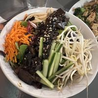 bibimbap w mushroom   at Mashita in Harrisonburg