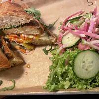 Tofu bahn mi 😋 at Haywood Common in Asheville