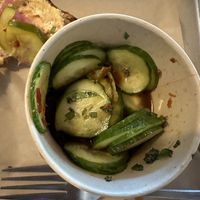 Cucumber side  at Haywood Common in Asheville