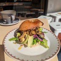 Brekkie roll at Roam in Port Macquarie