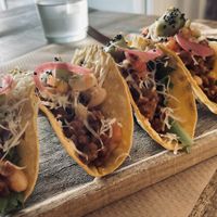 Tacos (vegan)  at Fresh Green in San Sebastian