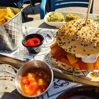 Hamburguesa fresh green at Fresh Green in San Sebastian