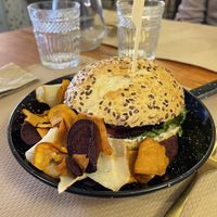 Hamburguesa Zurriola  at Fresh Green in San Sebastian