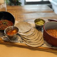 tacos  at Fresh Green in San Sebastian