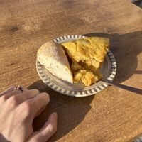 tortilla  at Fresh Green in San Sebastian