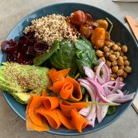 LA Green Salad  at Fresh Green in San Sebastian