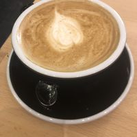 Latte at Round & Square in Helsinki