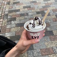 Soft serve at Round & Square in Helsinki