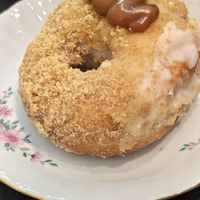 🍩 Vegan Tiramisu Caramel Donut (5,25€) at Round & Square in Helsinki