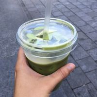 Iced Matcha Latte  at WOOOW Matcha in Belgrade