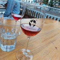 Delicious rosé at Le Botanique in Toulouse