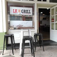 Entrada del local at LK Grill in Luarca