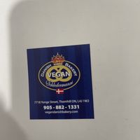 The box that they came in  at Vegan Danish Bakery in Thornhill