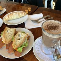 BLT, Danish Apple Turnover, Hot Chocolate  at Vegan Danish Bakery in Thornhill
