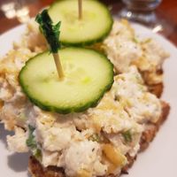 Vegan tuna at Vegan Danish Bakery in Thornhill