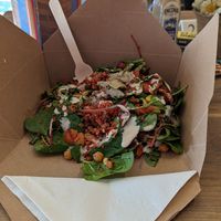 Jerk chicken n rice at Cosy Jazz Cafe in Blackpool