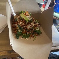 Jerk chick’n huge portion, great price!   at Cosy Jazz Cafe in Blackpool