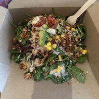 Jerk chicken rice (?)  at Cosy Jazz Cafe in Blackpool