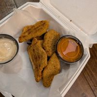 Vegan tenders at Mario's Pizza in Orlando