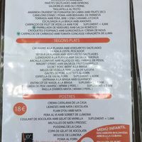 Daily menu  at Agumas in Albanya