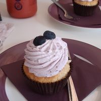 Vanilla - Blueberry Cupcake at Törtcheneck Schwesterherz in Rostock