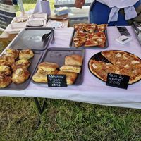 Savoury vegan food at The Green Kitchen in Newport