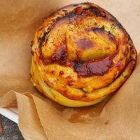 Pizza swirl at The Green Kitchen in Newport