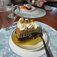 pistachio cake  at The Green Kitchen in Newport