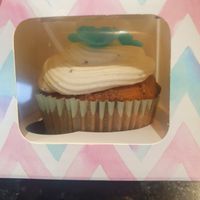 Carrot cupcake at The Green Kitchen in Newport