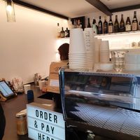 Coffee machine at Loft Cafe Karlín in Prague