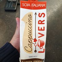 Soy milk at Loft Cafe Karlín in Prague