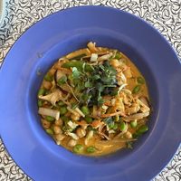 Curry Vegetable Stir fry  at Universal Studios - Bayliner Diner in Orlando