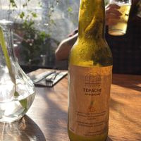 Homemade tepache  at Szklarnia Warszawa in Warsaw