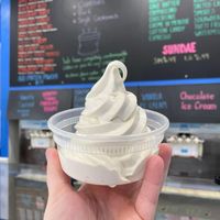 Vegan soft serve that can be flavored with 30+ vegan flavors.  at Middleburys Best Yogurt Smoothies & Ice Cream  in Middlebury